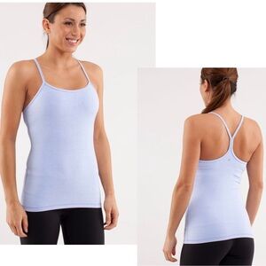 Lululemon Power Y Tank In Lavender Purple 10 athletic fitness gym yoga Pilates